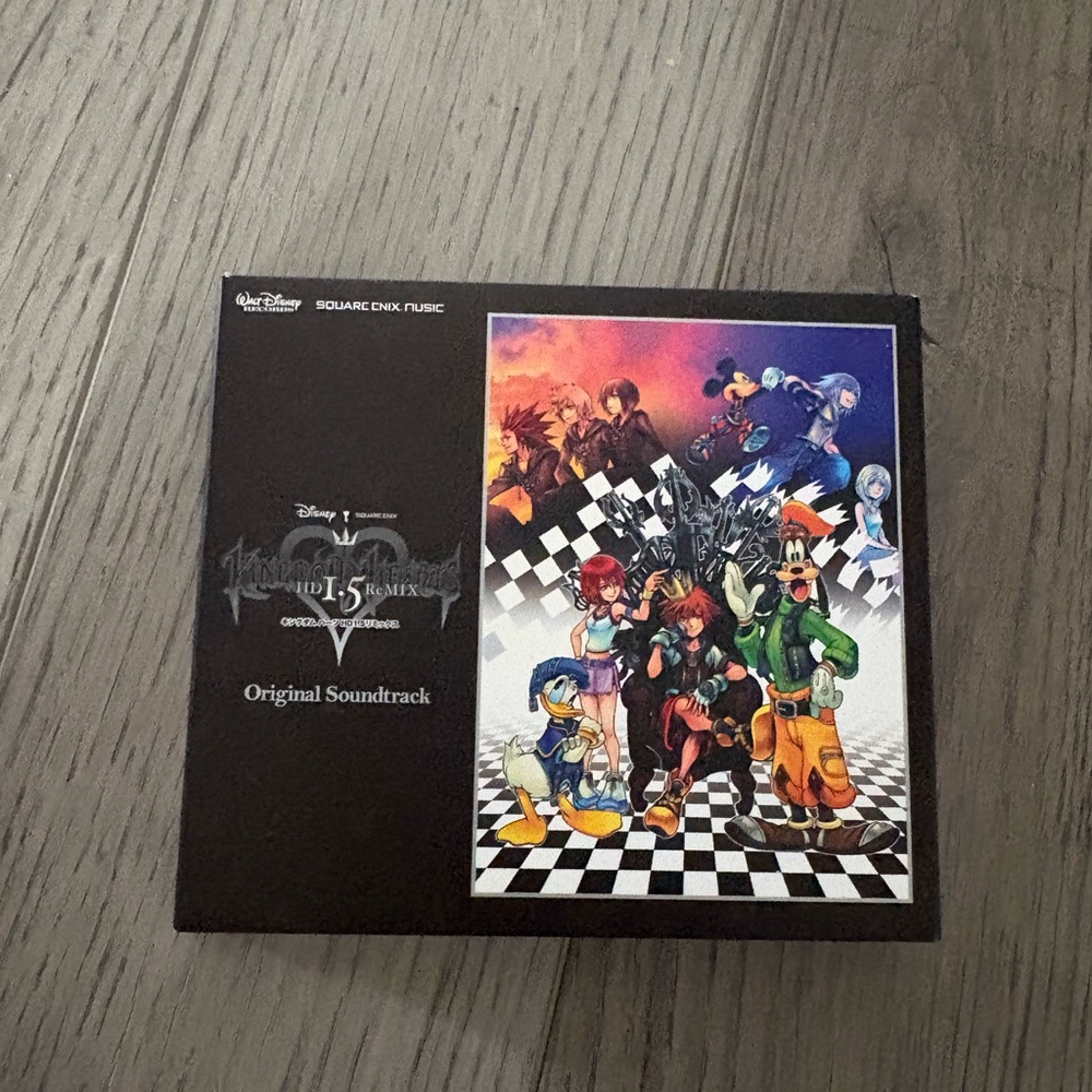 Kingdom Hearts Original Soundtrack CD Box — Black with Color Artwork